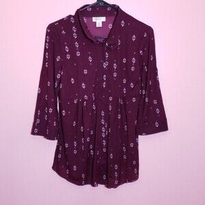 Style & Co Nomad Orchard Petite Small Top